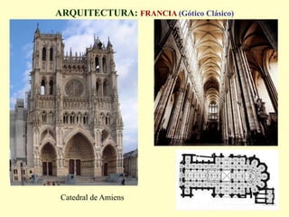 ARQUITECTURA: FRANCIA (Gótico Clásico)
Catedral de Amiens
 