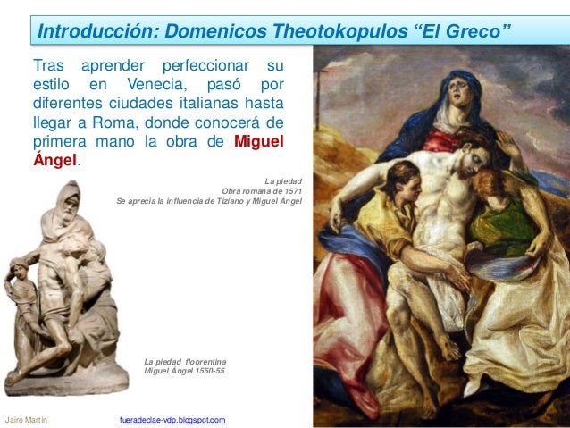 Resultado de imagen de el renacimiento en espaÃ±a OBRAS DE MIGUEL ANGEL