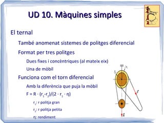 Resoldre problemes sobre estàtica de màquines 