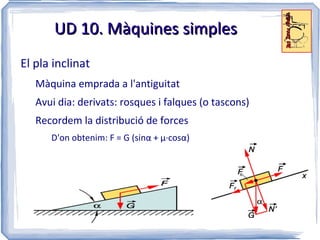 Conèixer i entendre les màquines simples principals 