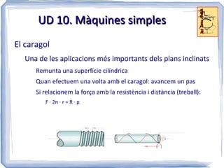 Resoldre problemes de màquines simples 