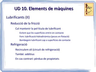 UD 10. Màquines simples Emprades per amplificar la força 