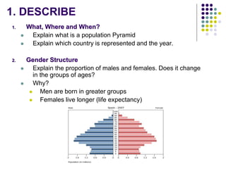 Economic Structure
Primary sector: <10%
Secondary sector: 25 – 35%
Tertiary sector: >60%
DEVELOPED
COUNTRIES
Primary sector: >50%
Secondary sector: very low
Tertiary sector: low
DEVELOPING
COUNTRIES
 