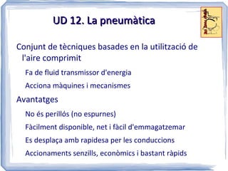 L'esquema pneumàtic Aplicacions pneumàtiques Circuits pneumàtics amb un actuador 