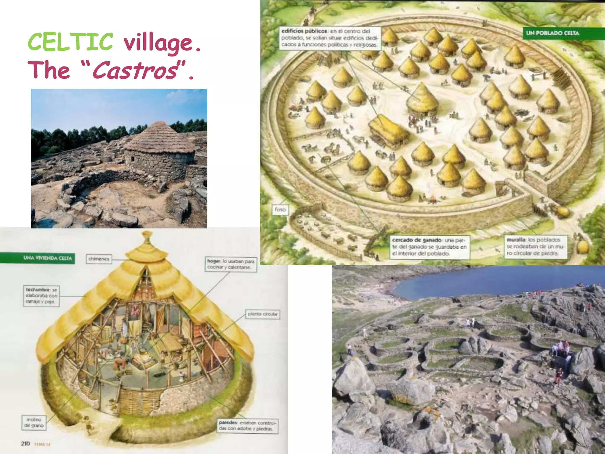 CELTIC village.
The “Castros”.
 
