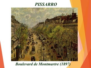 Boulevard de Montmartre de noche (1897)
PISSARRO
 