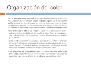 Organización del color
 