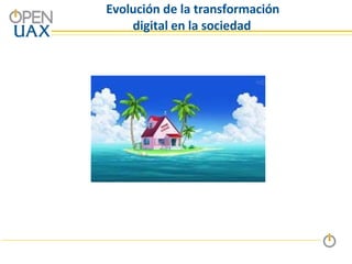 Evolución de la transformación
digital en la sociedad
 