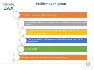 Problemas a superar
 