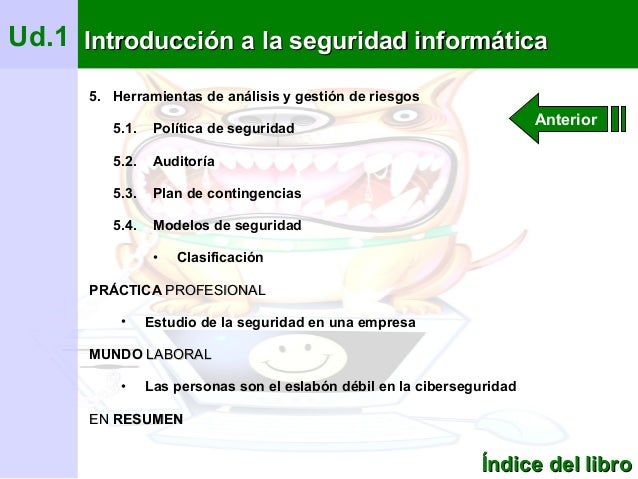 Ud1 Introducción a la seguridad informática