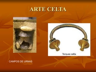 ARTE CELTA 
CAMPOS DE URNAS  
