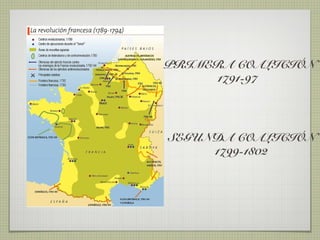 PRIMERA COALICIÓN
     1791-97




SEGUNDA COALICIÓN
     1799-1802
 