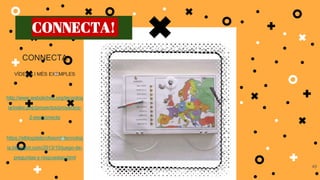 49
CONNECTA!
CONNECTA
VÍDEOS I MÉS EXEMPLES
http://www.iesboliches.org/tecnolog
ia/index.php/proyectos/proyectos-
2-eso/conecta
https://elblogdelprofesordetecnolog
ia.blogspot.com/2013/10/juego-de-
preguntas-y-respuestas.html
 