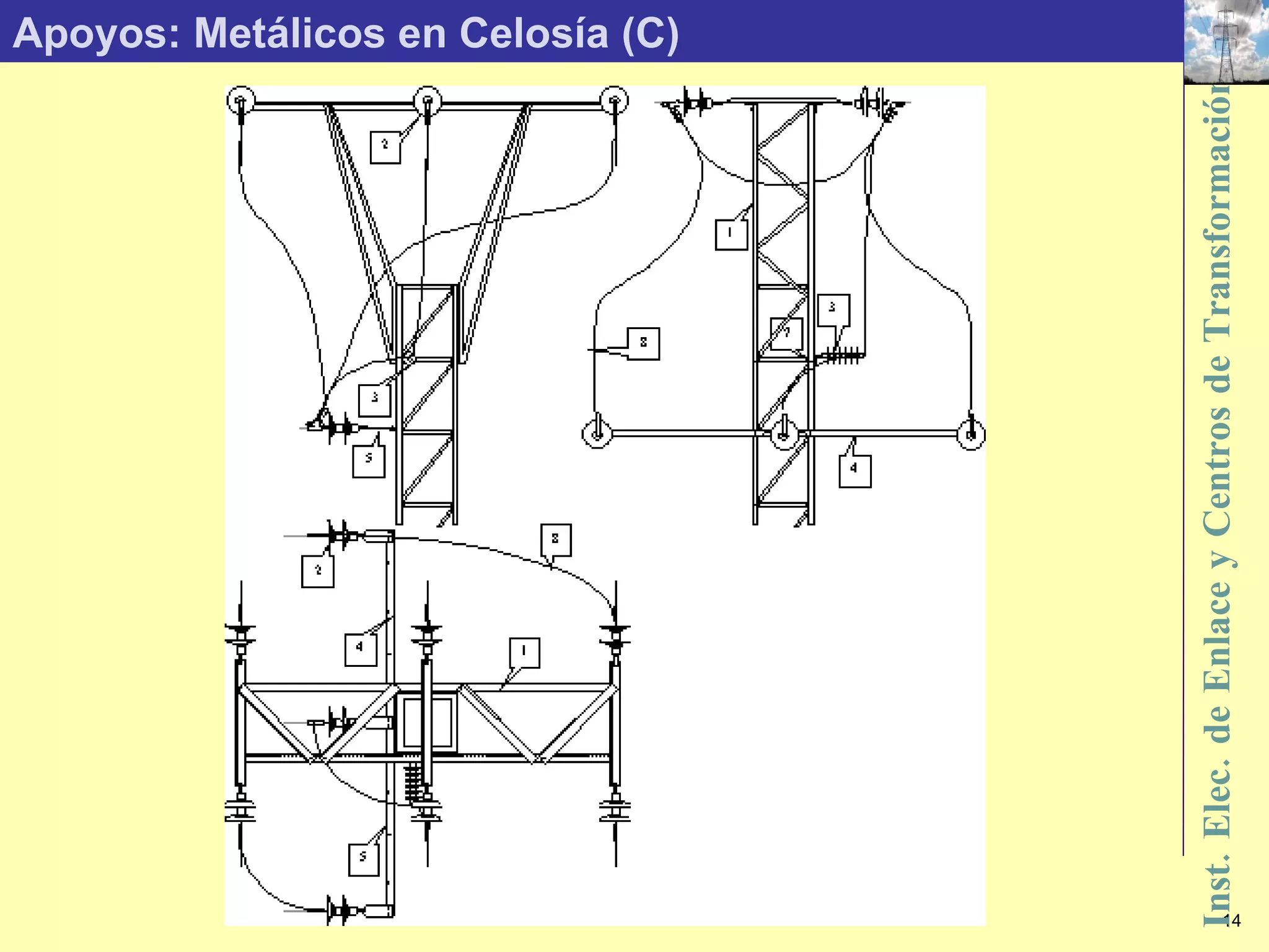 Apoyos: Metálicos en Celosía (C) 