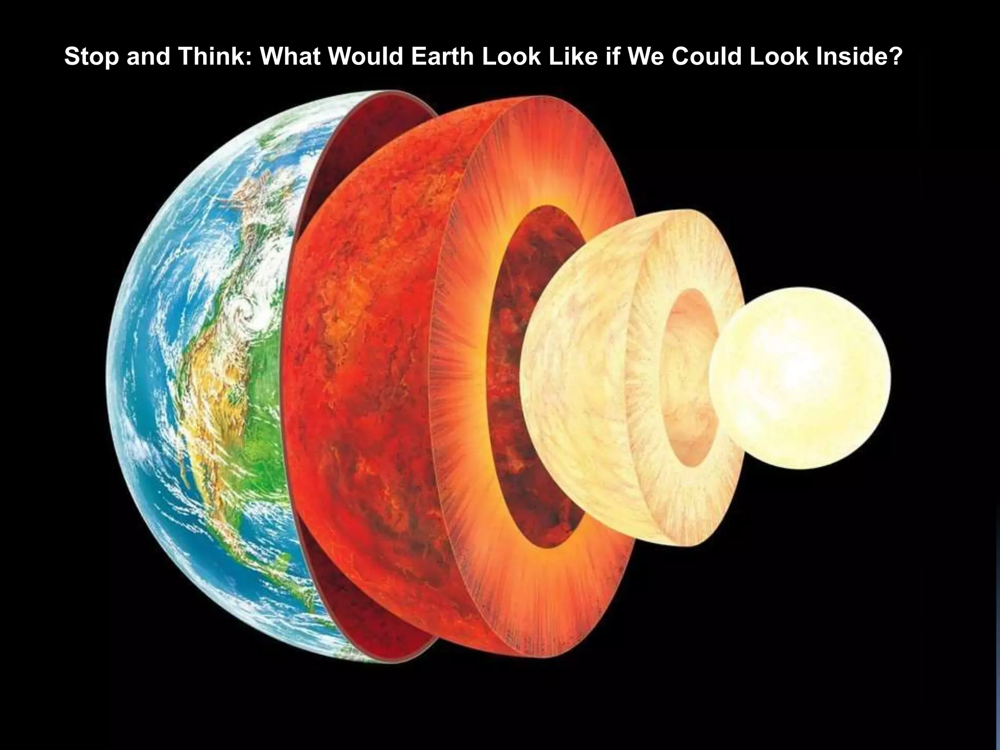 Stop and Think: What Would Earth Look Like if We Could Look Inside?
 