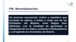FN. Normalización
74
 