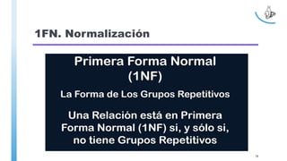 1FN. Normalización
78
 