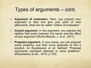 Argumentative Essays_Sonia Sánchez | PPTX