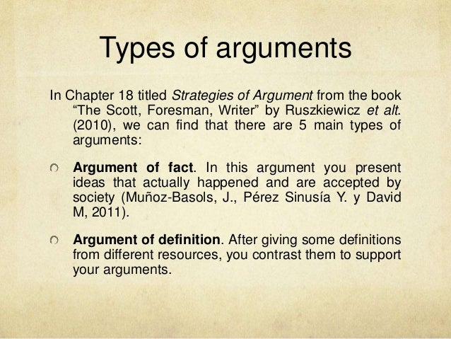 Essay argumentation strategies