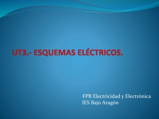 FPB Electricidad y Electrónica 
IES Bajo Aragón 
 