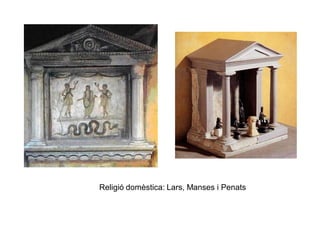 Religió domèstica: Lars, Manses i Penats
 