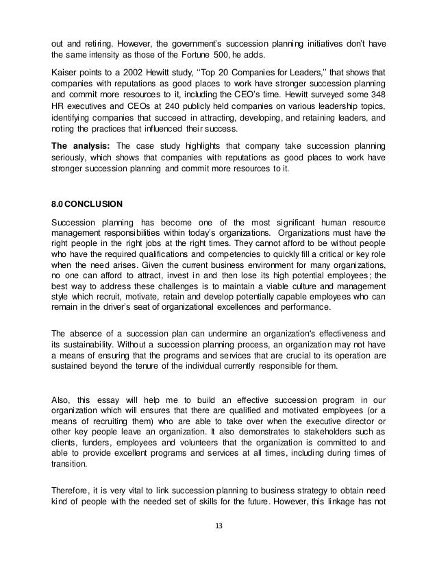 Succession plan essays 08 image