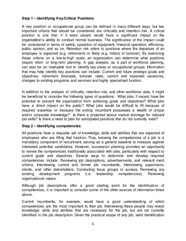 Conclusion of succession planning image