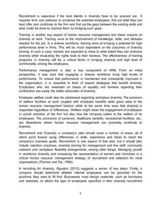 Essay on diversity in the workplace - aiu(final) | DOCX