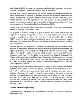 Essay on diversity in the workplace - aiu(final) | DOCX