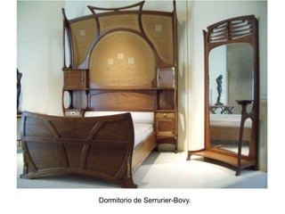 Dormitorio de Serrurier-Bovy.
 