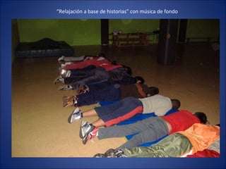 “ Relajación a base de historias” con música de fondo  