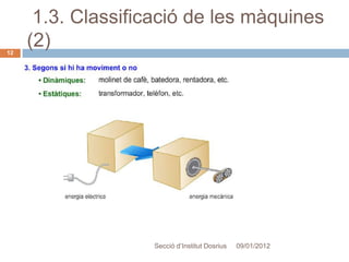1.3. Classificació de les màquines
12
     (2)




                    Secció d’Institut Dosrius   09/01/2012
 
