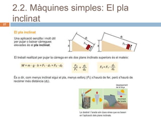 2.2. Màquines simples: El pla
27
     inclinat




                             09/01/2012
 