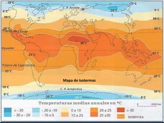 Mapa de isotermas
 