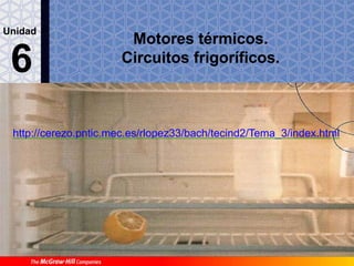 Motores térmicos.
Circuitos frigoríficos.
Unidad
6
http://cerezo.pntic.mec.es/rlopez33/bach/tecind2/Tema_3/index.html
 