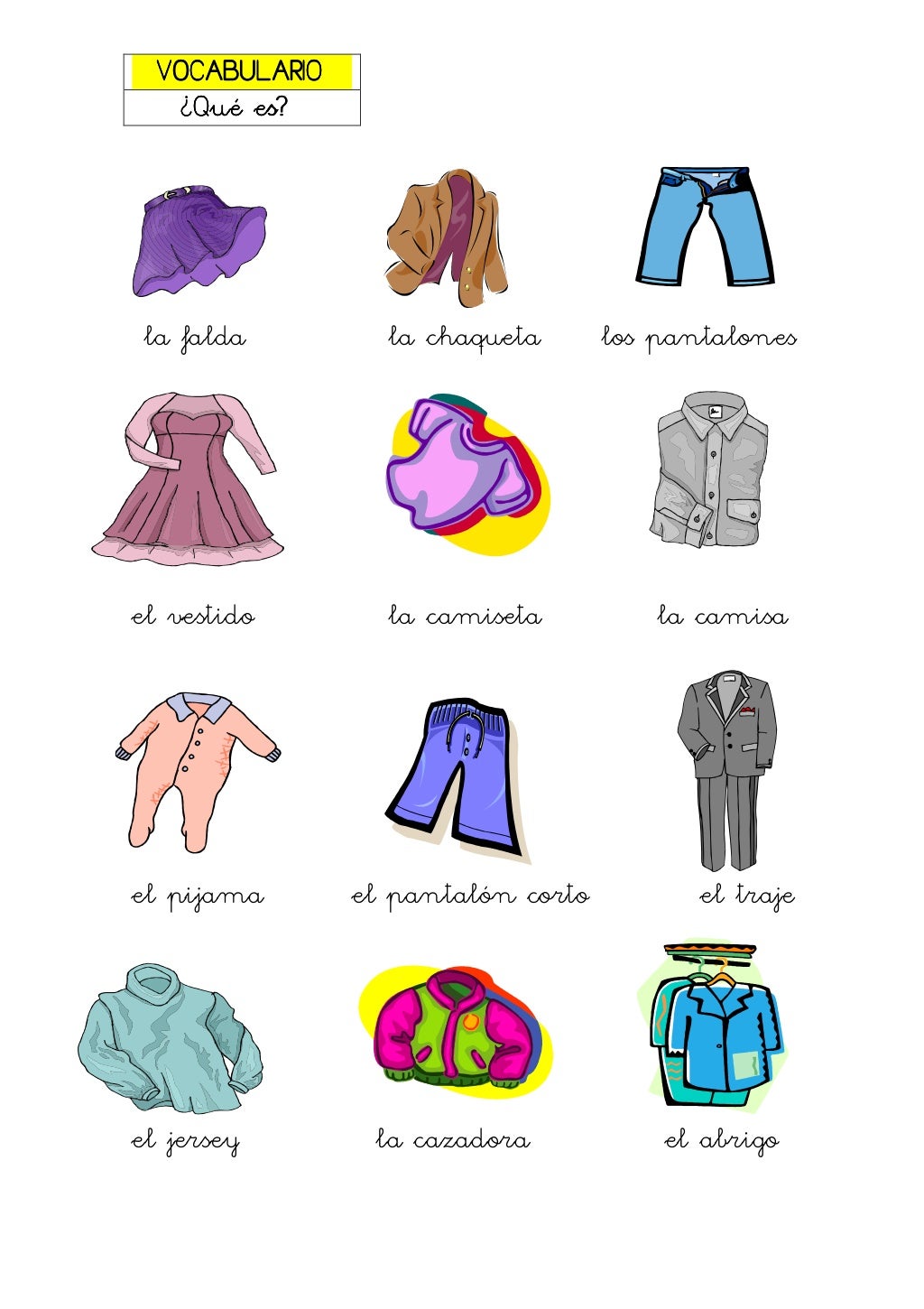 Ud 6 prendas de vestir y complementos inmaculada tapia y mª mar Ud 6 prendas de vestir y complementos inmaculada tapia y mª mar