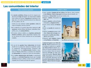 Las comunidades del interior
 