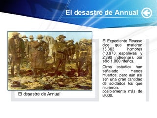 El desastre de Annual
 