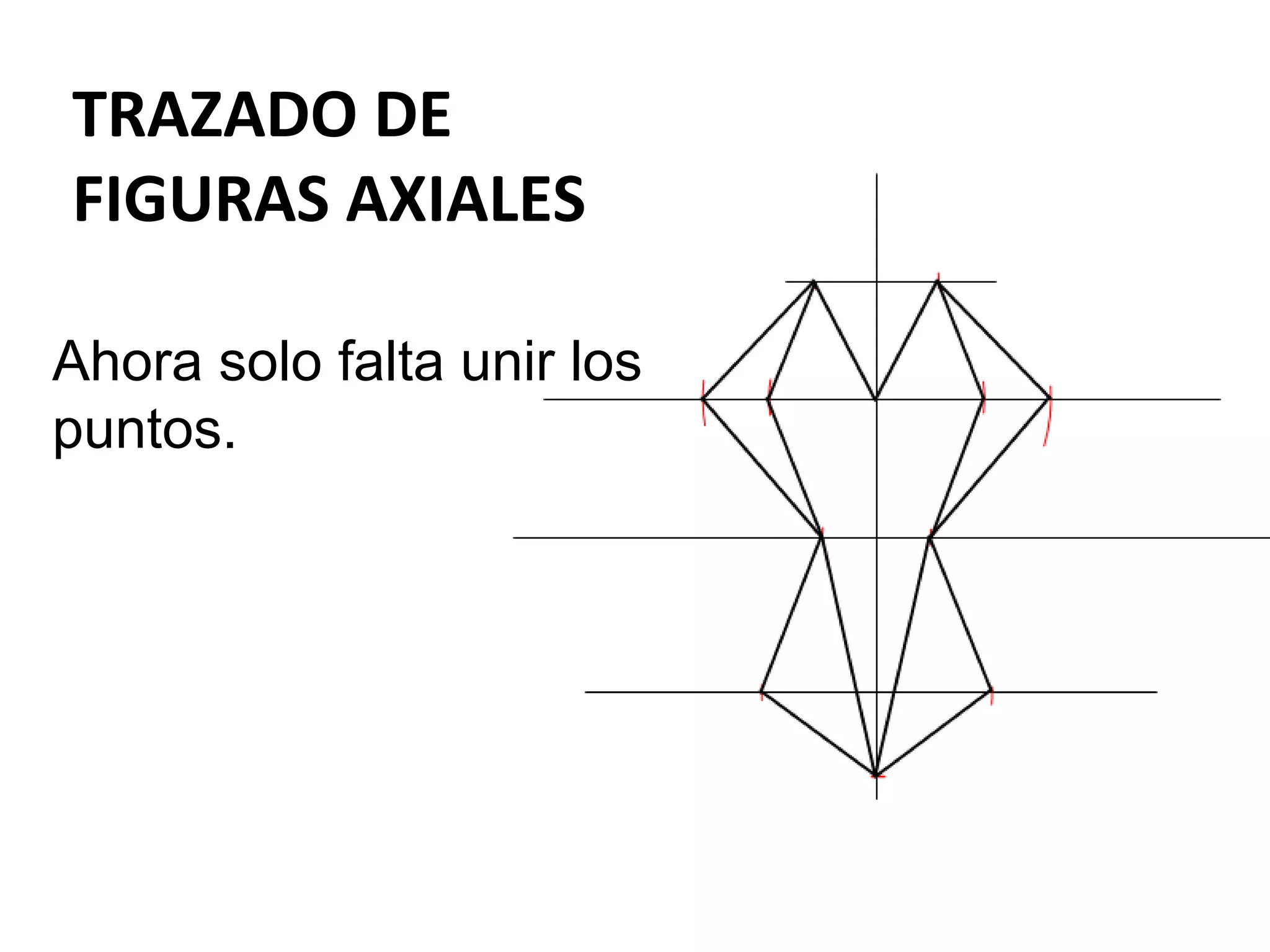 TRAZADO DE
FIGURAS AXIALES
Ahora solo falta unir los
puntos.

 