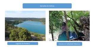 Lagunas de Ruidera Cenote en Valladolid (México)
Ejemplos de dolinas
 
