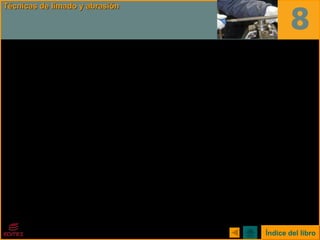 Técnicas de limado y abrasión
Técnicas de limado y abrasión




                                Índice del libro
 