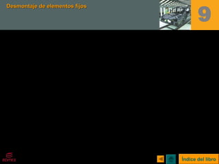 Desmontaje de elementos fijosDesmontaje de elementos fijos
9
Índice del libro
 