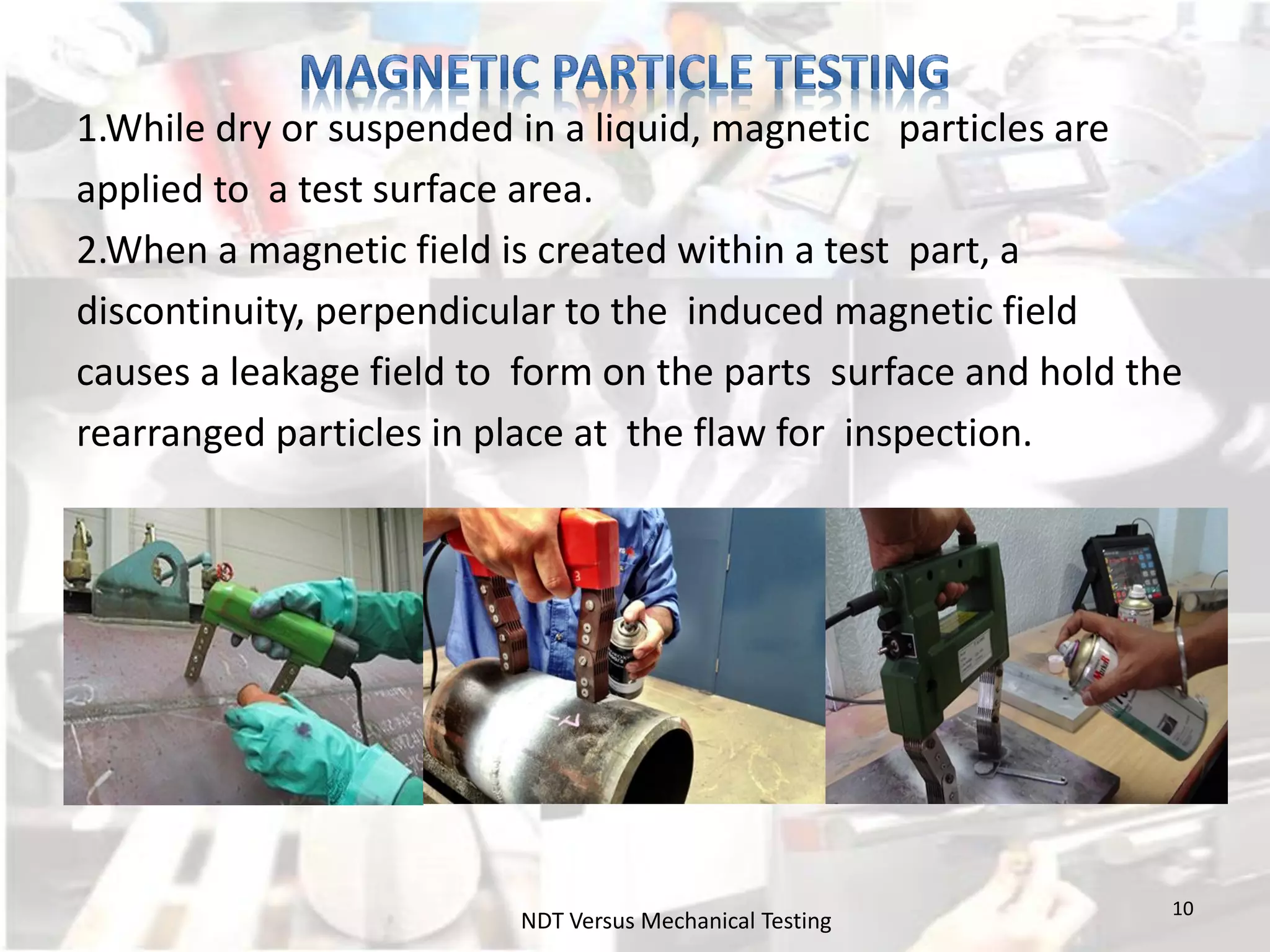 Non Destructive Testing Versus Destructive Testing | PDF
