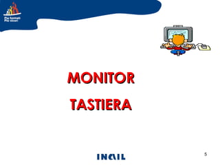 MONITOR
TASTIERA

5

 