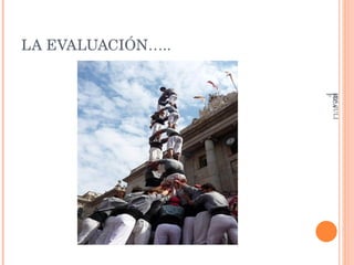 LA EVALUACIÓN….. IES JULIÁN ZARCO- EDUCACIÓN FÍSICA 