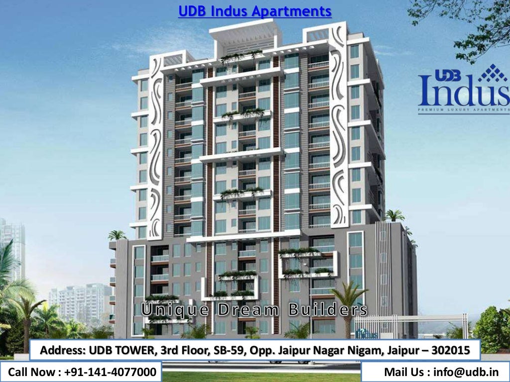 UDB Indus Apartments Buy 2 and 3 BHK Premium Luxury Residential Flats
