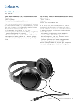 Deloitte Guide.pdf Deloitte Dbriefs Program Guide | April - June 2014 | PDF
