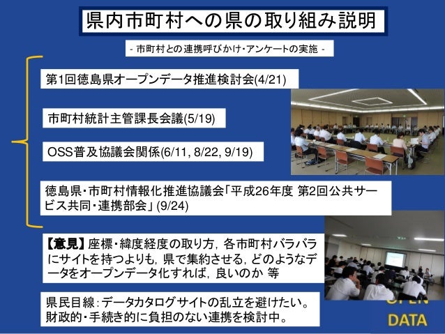 徳島県での取り組み 中間報告 140930