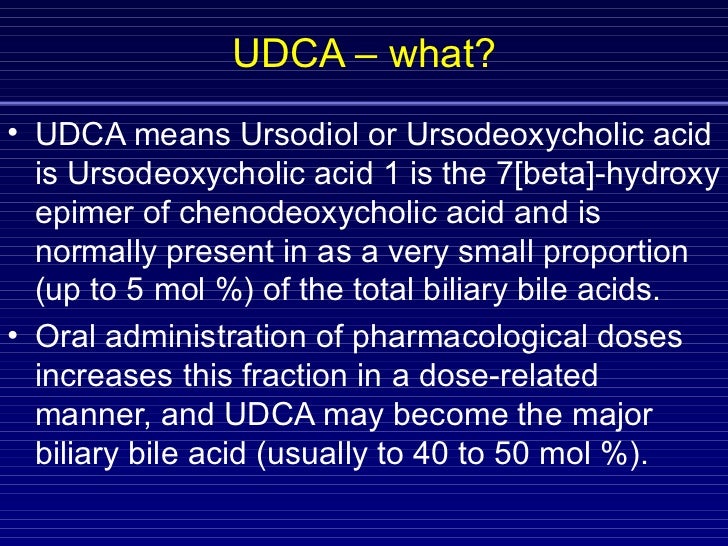 Ursodeoxycholic Acid Dosage For Bile Reflux
