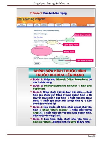 ứng dụ ng công nghệ thông tin

Trang 78

 